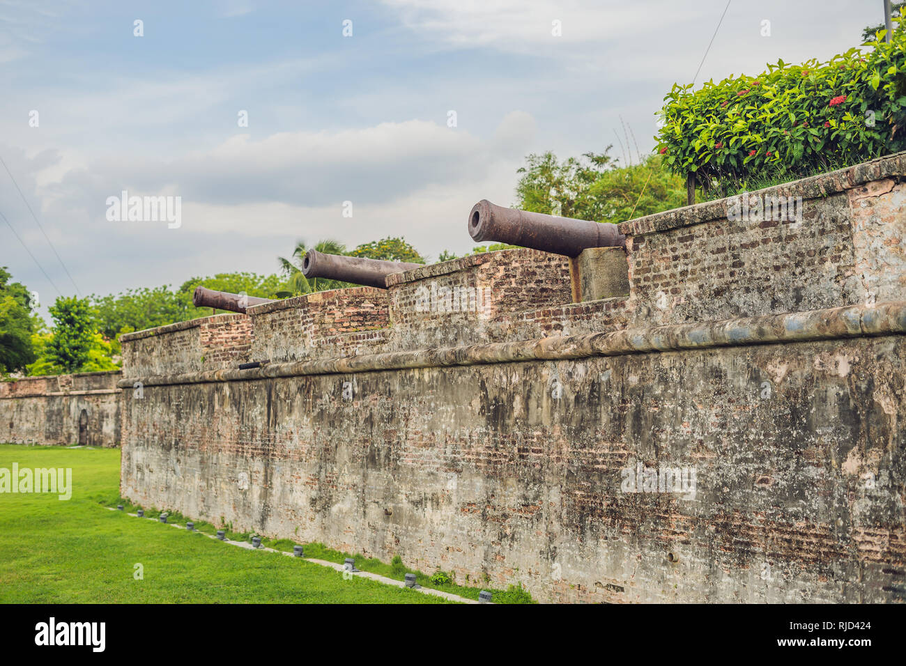 Fort Cornwallis In Georgetown Penang Is A Star Fort Built By The British East India Company In The Late 18th Century It Is The Largest Standing For Stock Photo Alamy