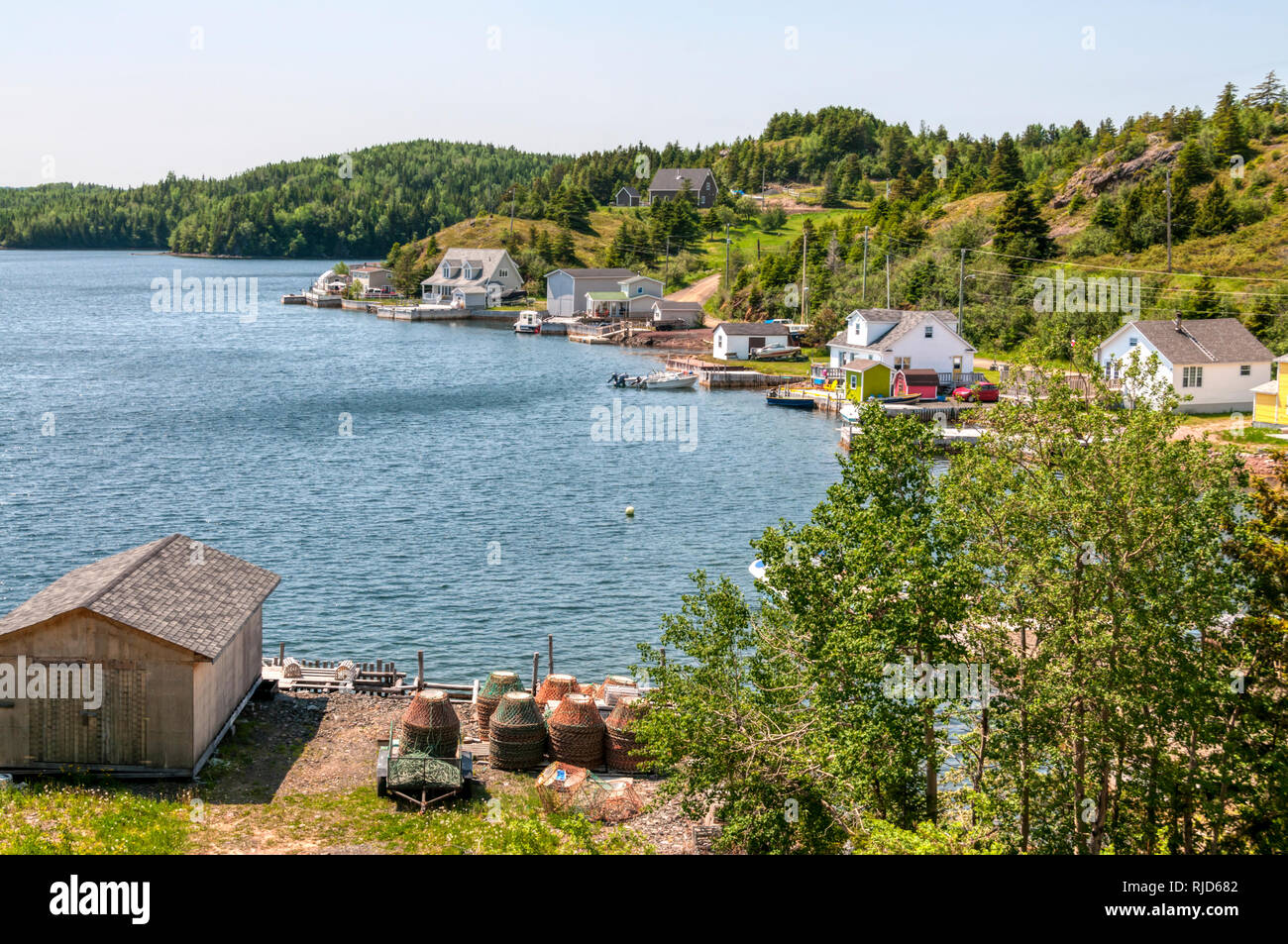 Pilley's Island on the north coast of Newfoundland, Canada Stock Photo