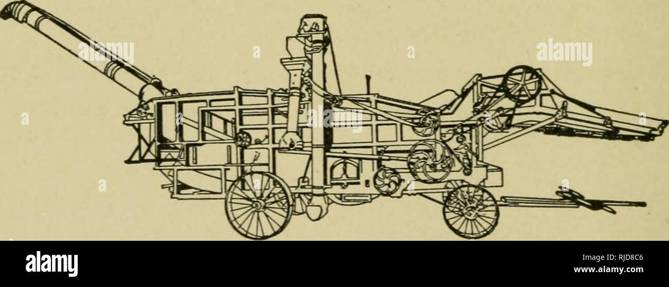 The Cereals In America The Combined Harvester And Thresher