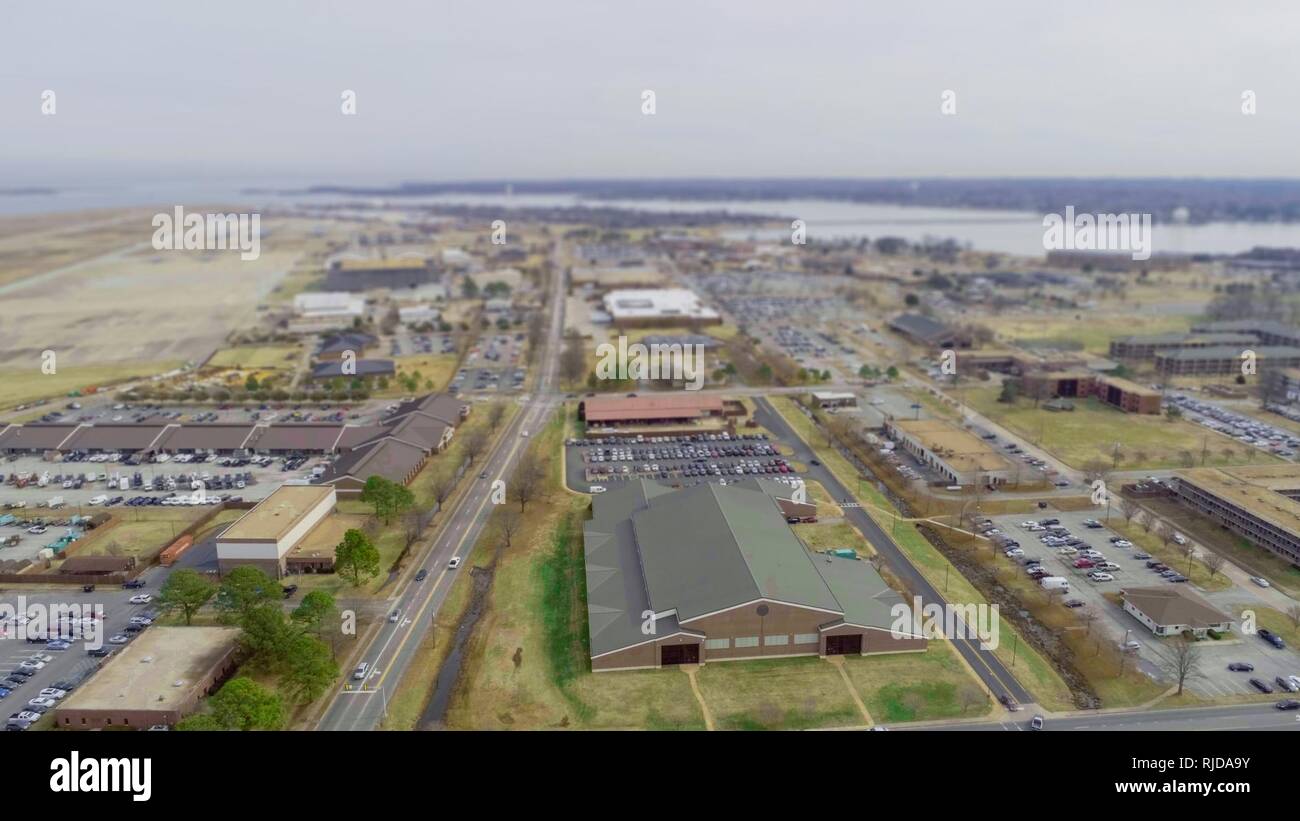 Aerial Photo of Langley Air Force Base Stock Photo Alamy