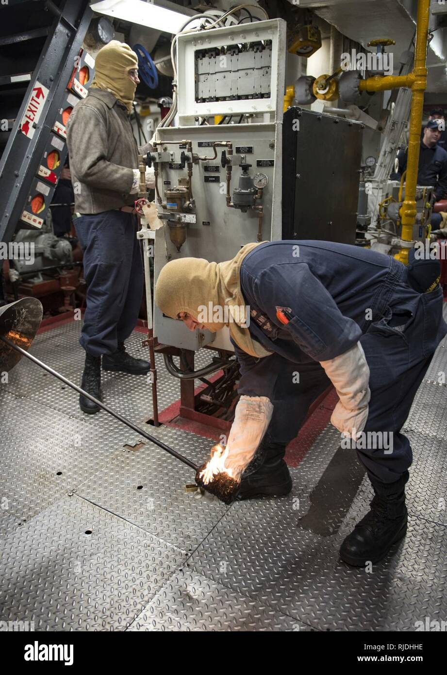 Sasebo Japan Jan 18 2018 Machinist S Mate 1st Class