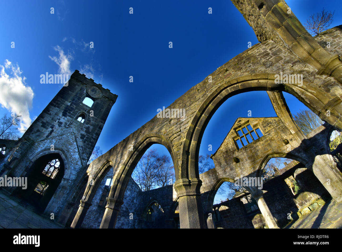 Heptonstall Churches, St Thomas, Calderdale, West Yorkshire Stock Photo