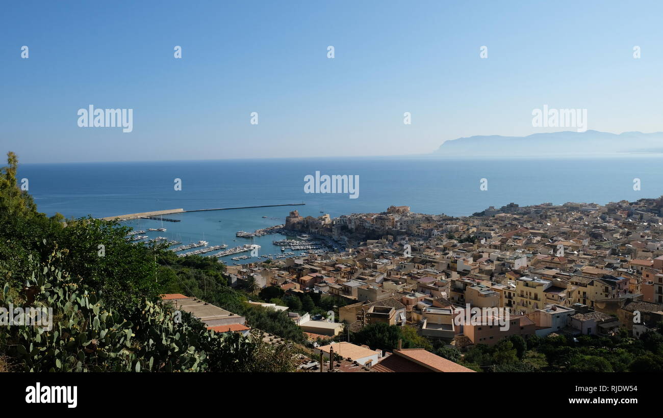 Town Of Castellammare Del Golfo, Province Of Trapani, Sicily. Early In 