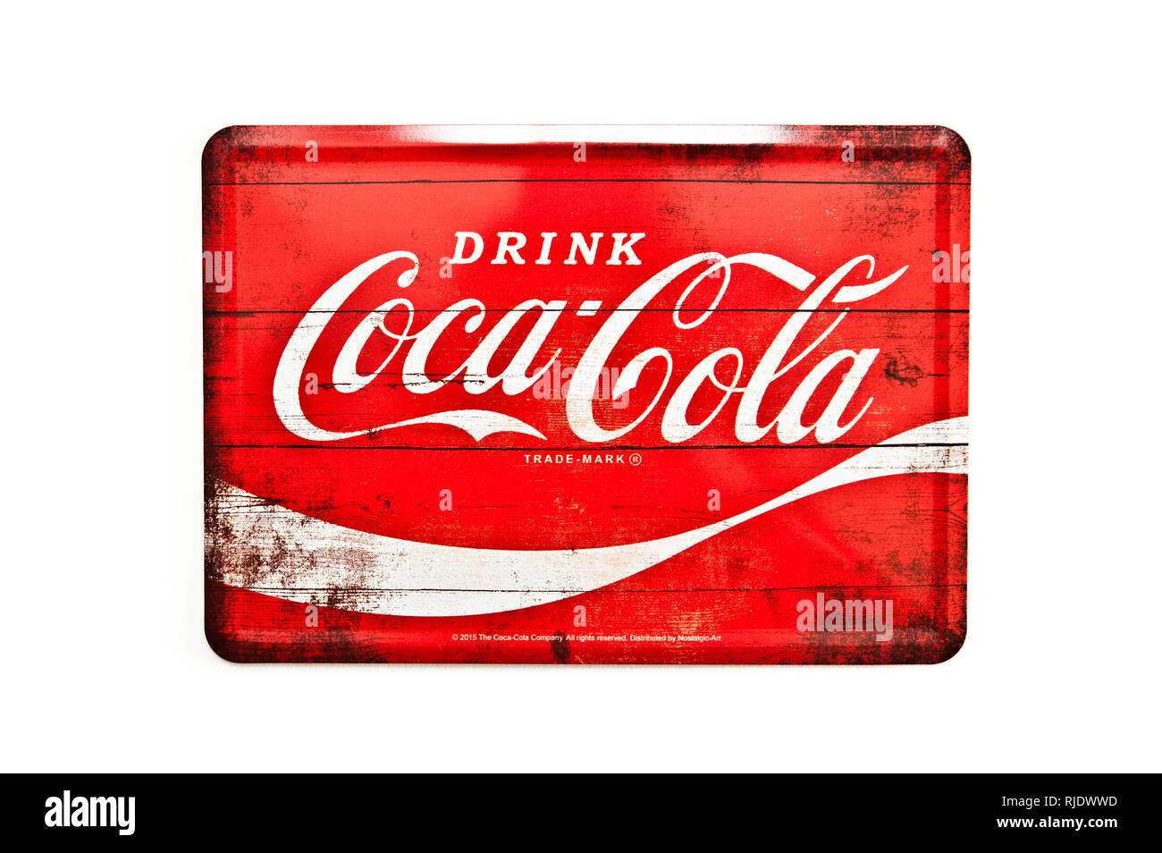 vintage Coca Cola logo Stock Photo