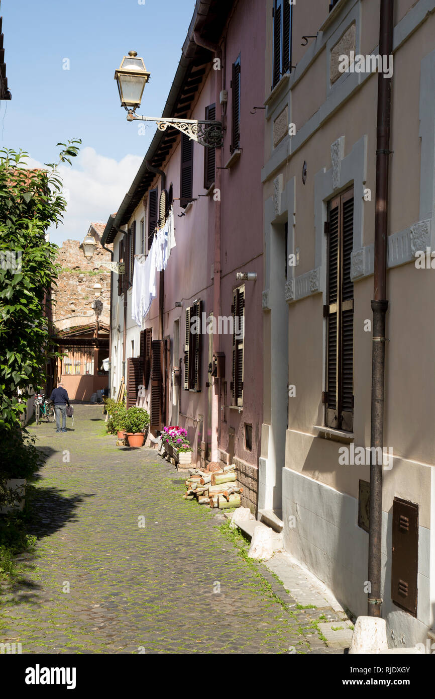 Houses in ostia antica hi-res stock photography and images - Alamy