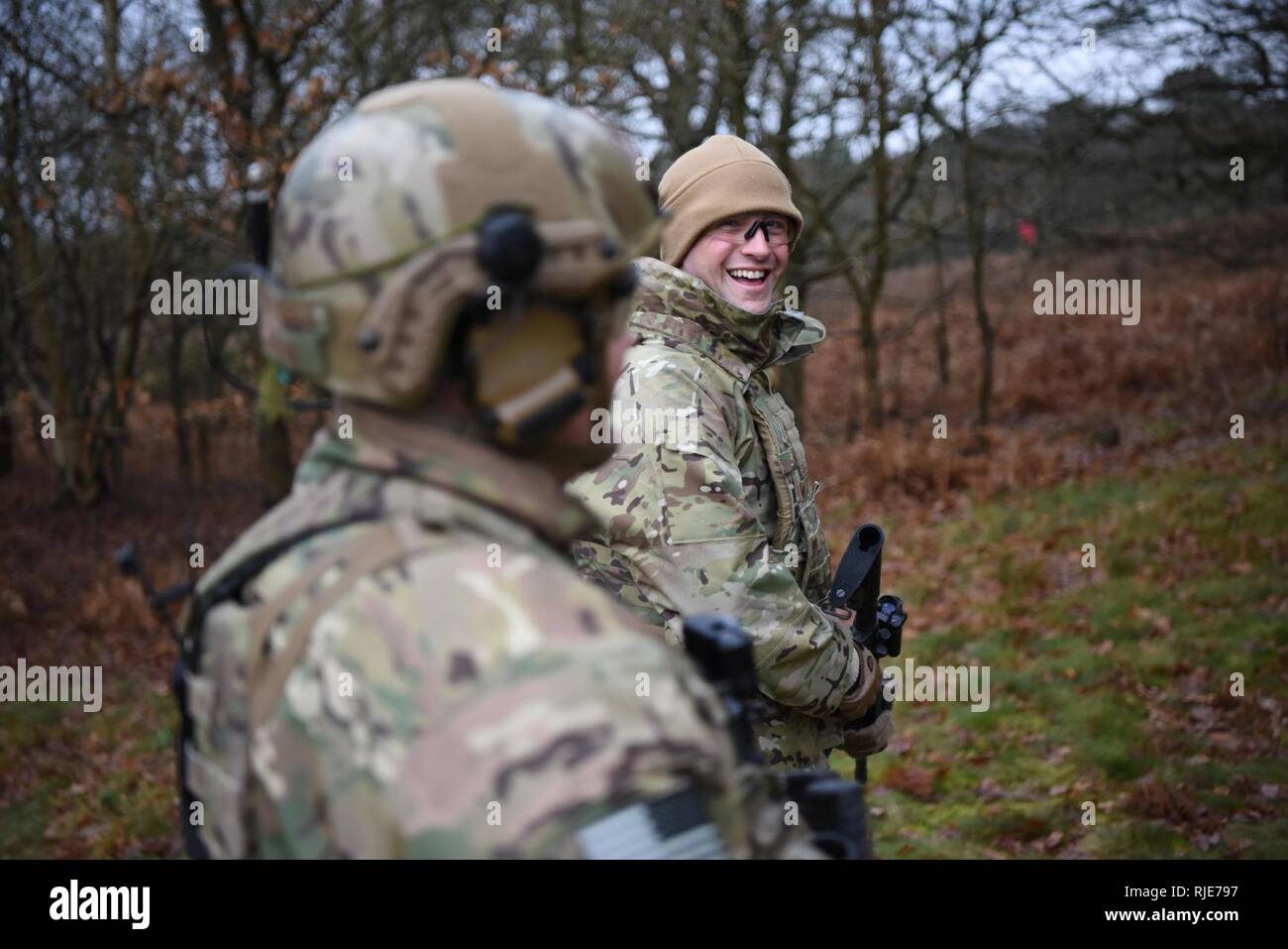 Deployed Aircraft Ground Response Element members from the 352d Special ...