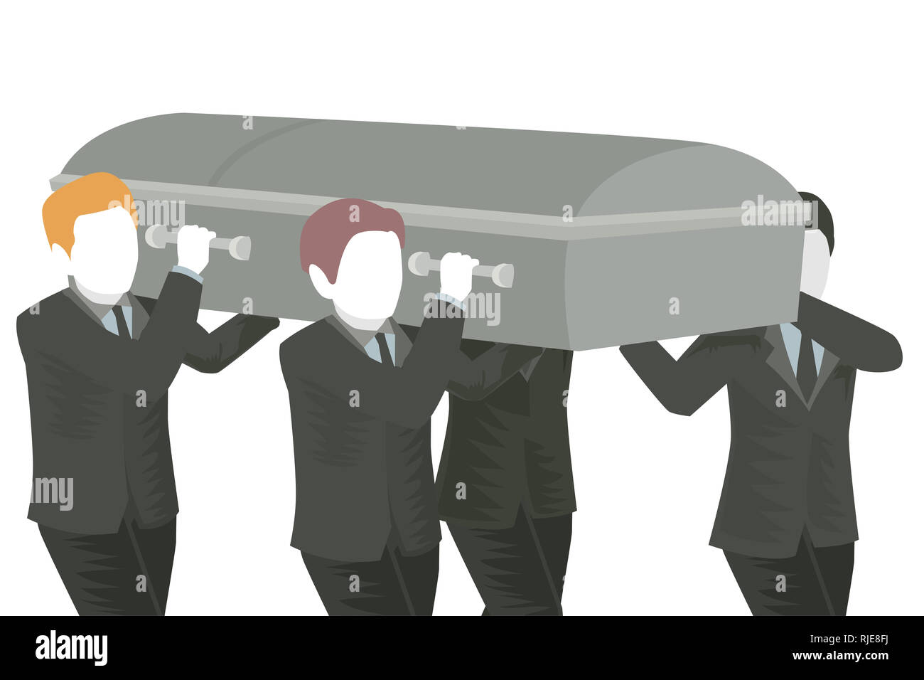 Carrying Casket Stock Photos & Carrying Casket Stock Images Alamy