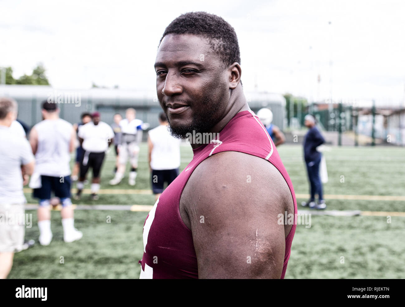 American football talk hires stock photography and images Alamy