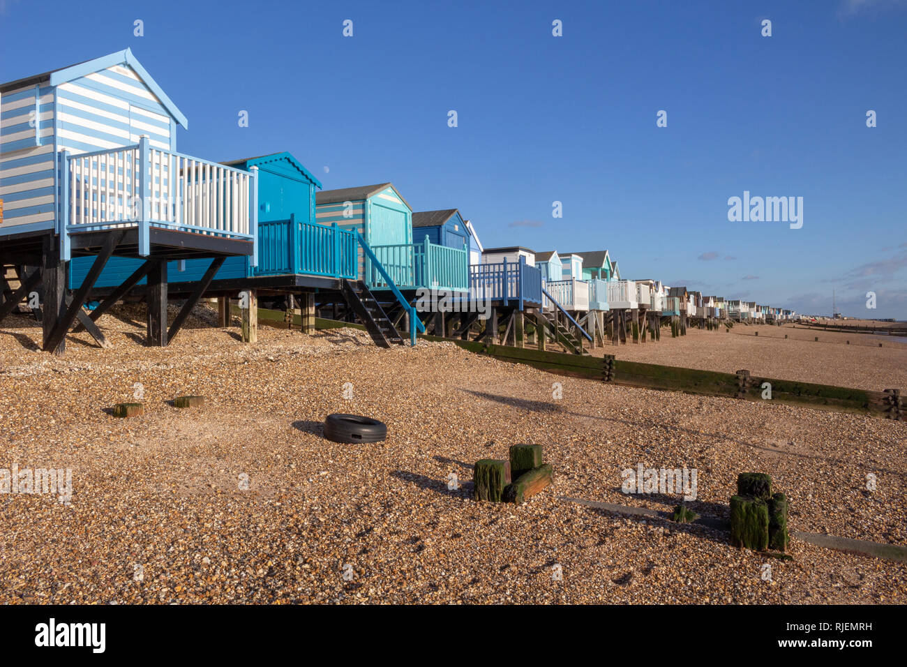 Thorpe Bay beach, near SouthendonSea, Essex, England Stock Photo Alamy