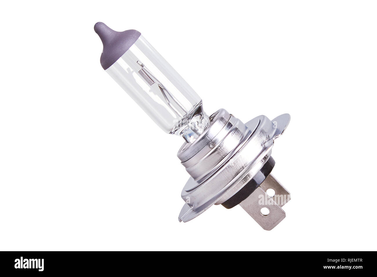 Halogen Auto Bulb. Isolated on white background. Car light bulb for use
