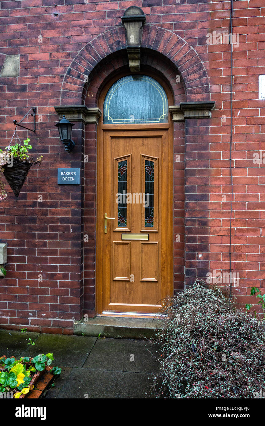 Terraced house Front Door in Feniscowles, Blackburn, Lancashire