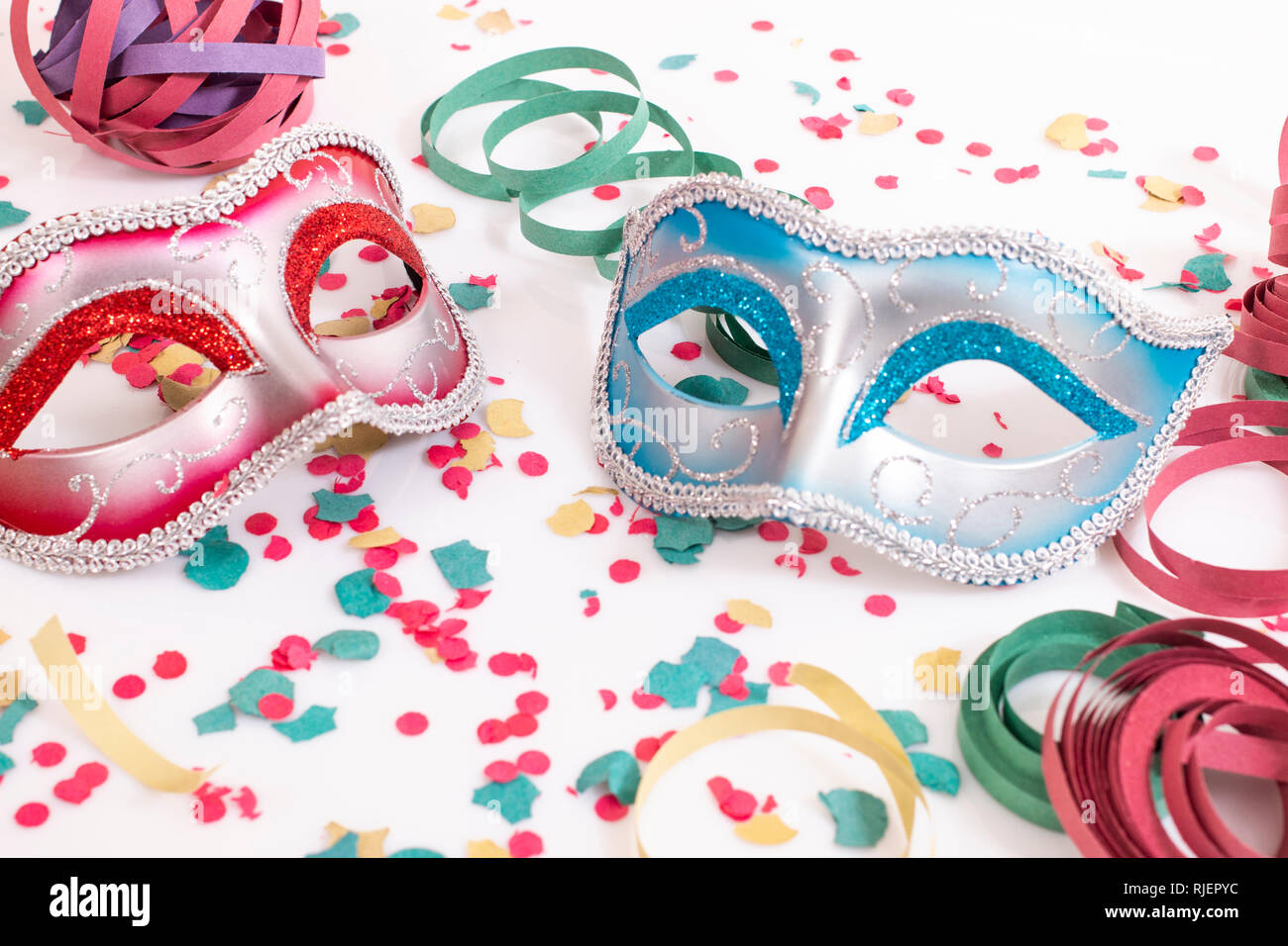 Mask with masquerade decorations Stock Photo by Neirfy007