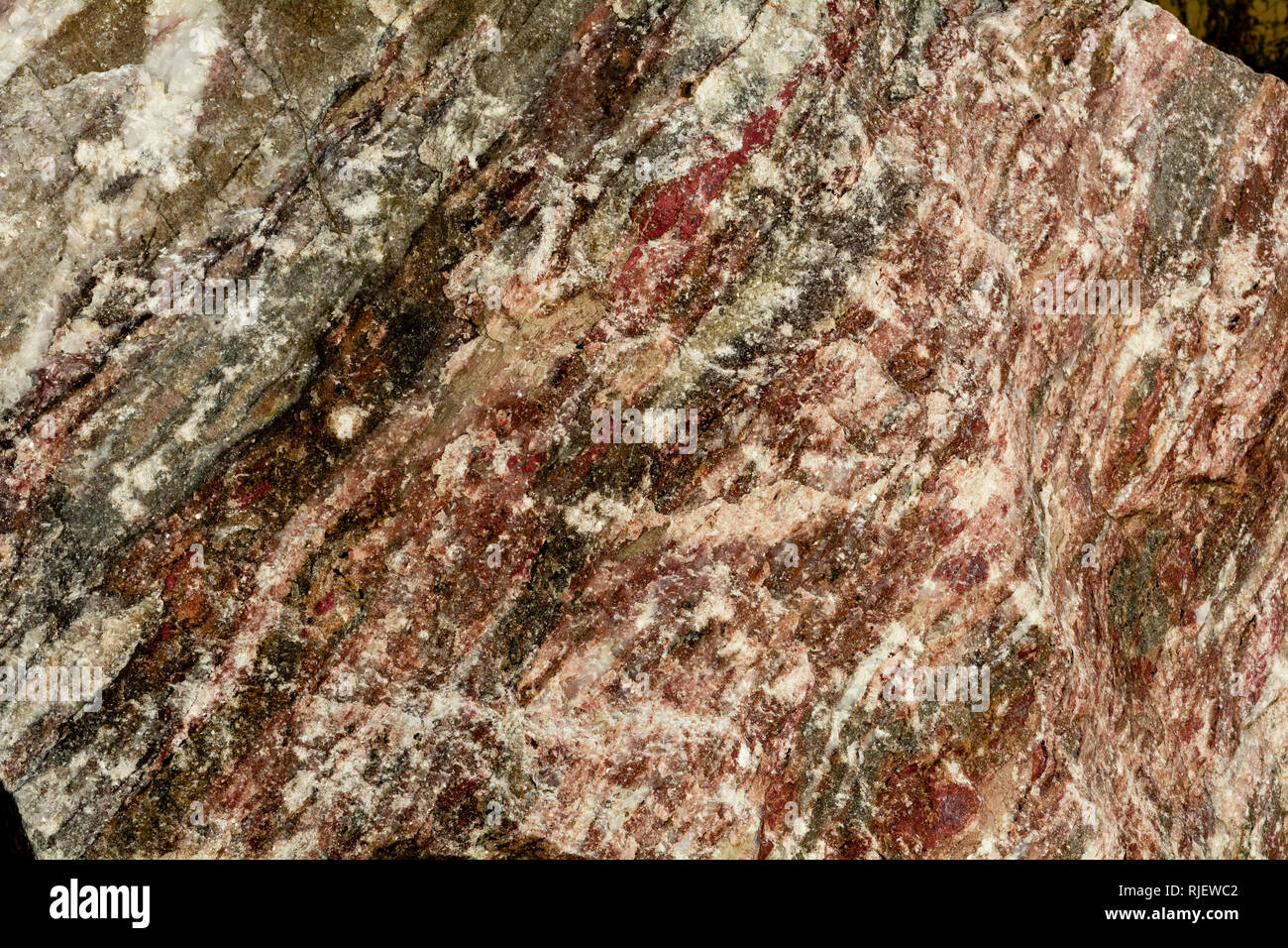 Marble is a metamorphic rock composed of recrystallized carbonate