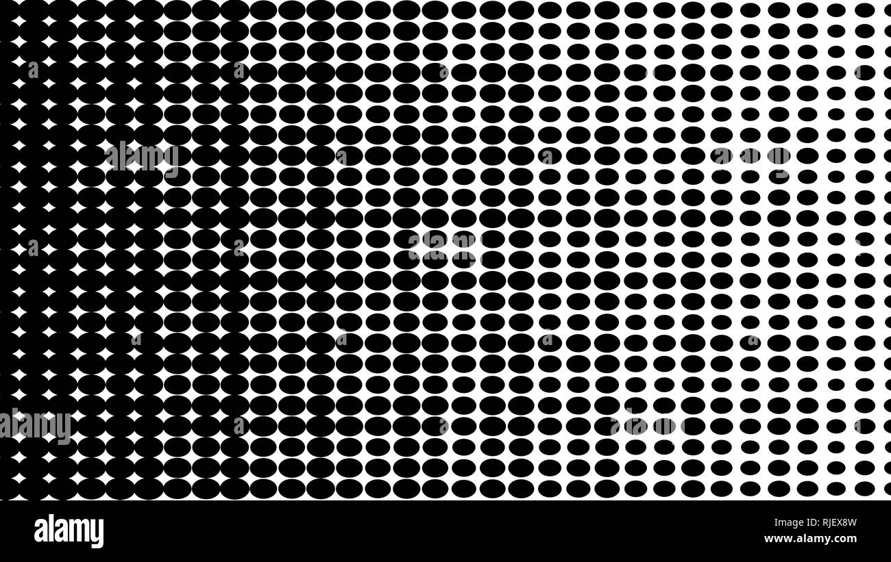 black & white dots halftone  abstract background. faded monochrome dotted  art design Stock Photo