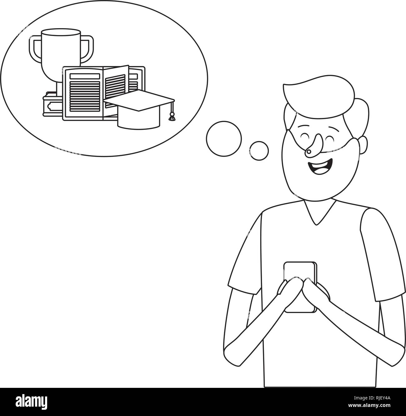 online education cartoon Stock Vector Image & Art - Alamy