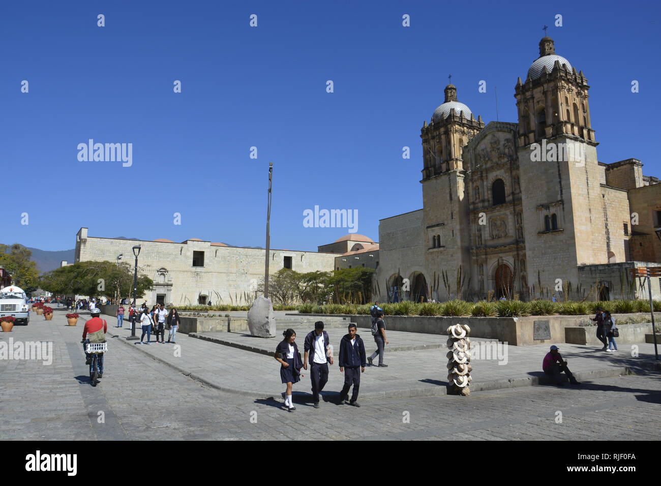 Santo Domingo in Oaxaca (Mexico) Stock Photo