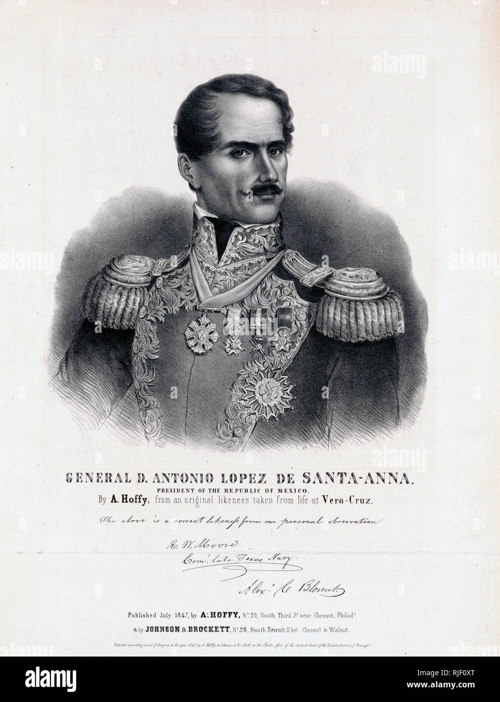 Antonio Lopez De Santa Ana High Resolution Stock Photography And Images Alamy