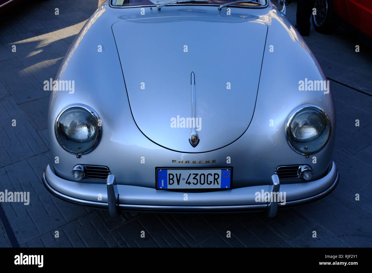 Porsche 1600 Super Classic Vintage Car Florence Classic Car rally Italy