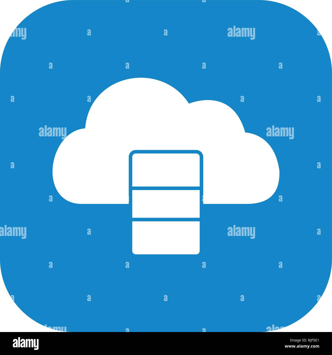 Data base Vector Icon Sign Icon Vector Illustration For Personal And Commercial Use... Clean Look Trendy Icon... Stock Vector
