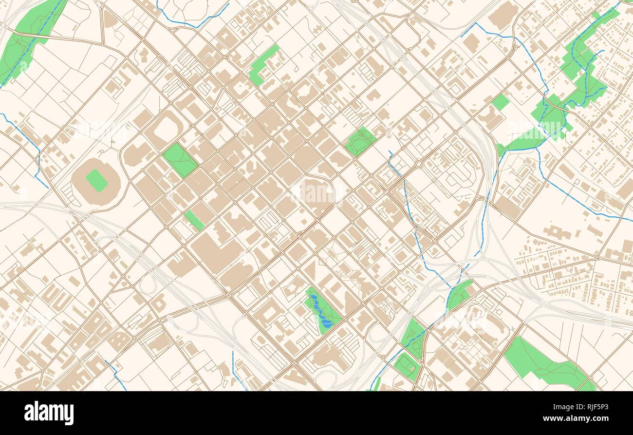 Map Of Downtown Charlotte Charlotte North Carolina Printable Map Excerpt. This Vector Streetmap Of Downtown  Charlotte Is Made For Infographic And Print Projects Stock Vector Image &  Art - Alamy
