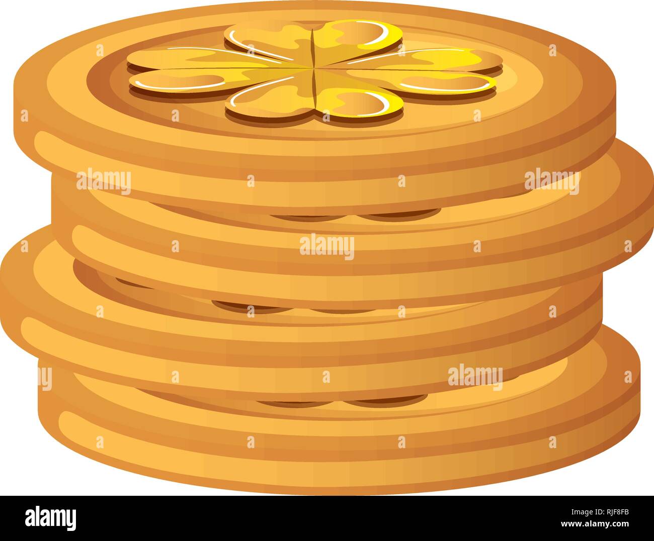 coins pile with clover icon Stock Vector Image & Art - Alamy
