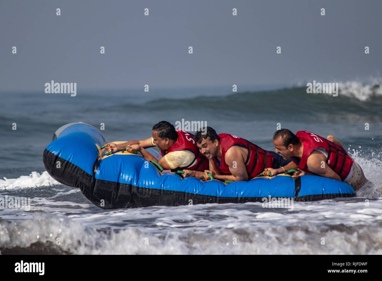 Water sports in India Kokan Stock Photo Alamy