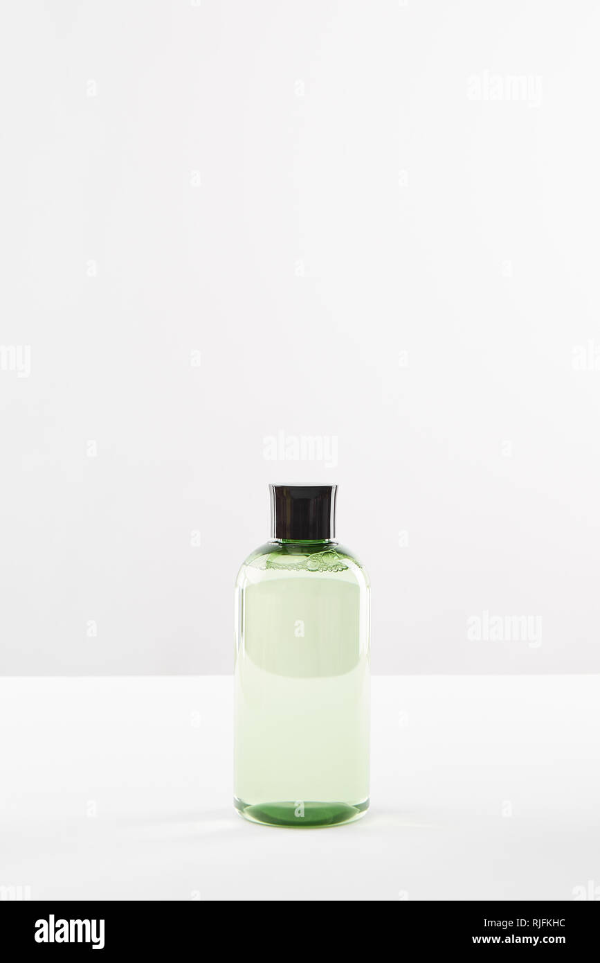 Download Transparent Cosmetic Bottle With Tonic On White Background With Copy Space Stock Photo 235143256 Alamy Yellowimages Mockups
