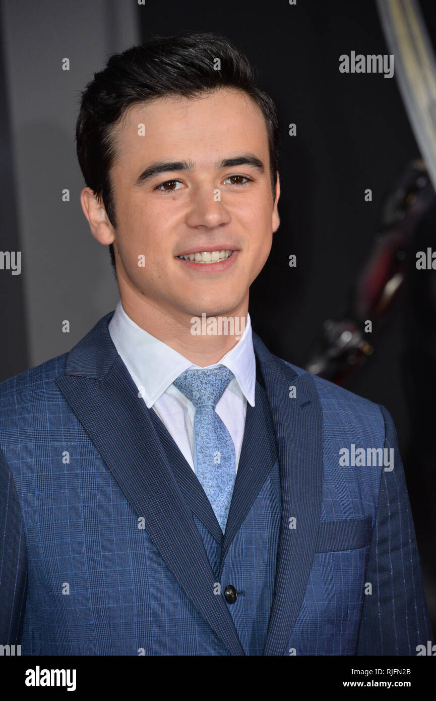 Los Angeles, USA. 05th Feb, 2019. Keean Johnson at the premiere for ...