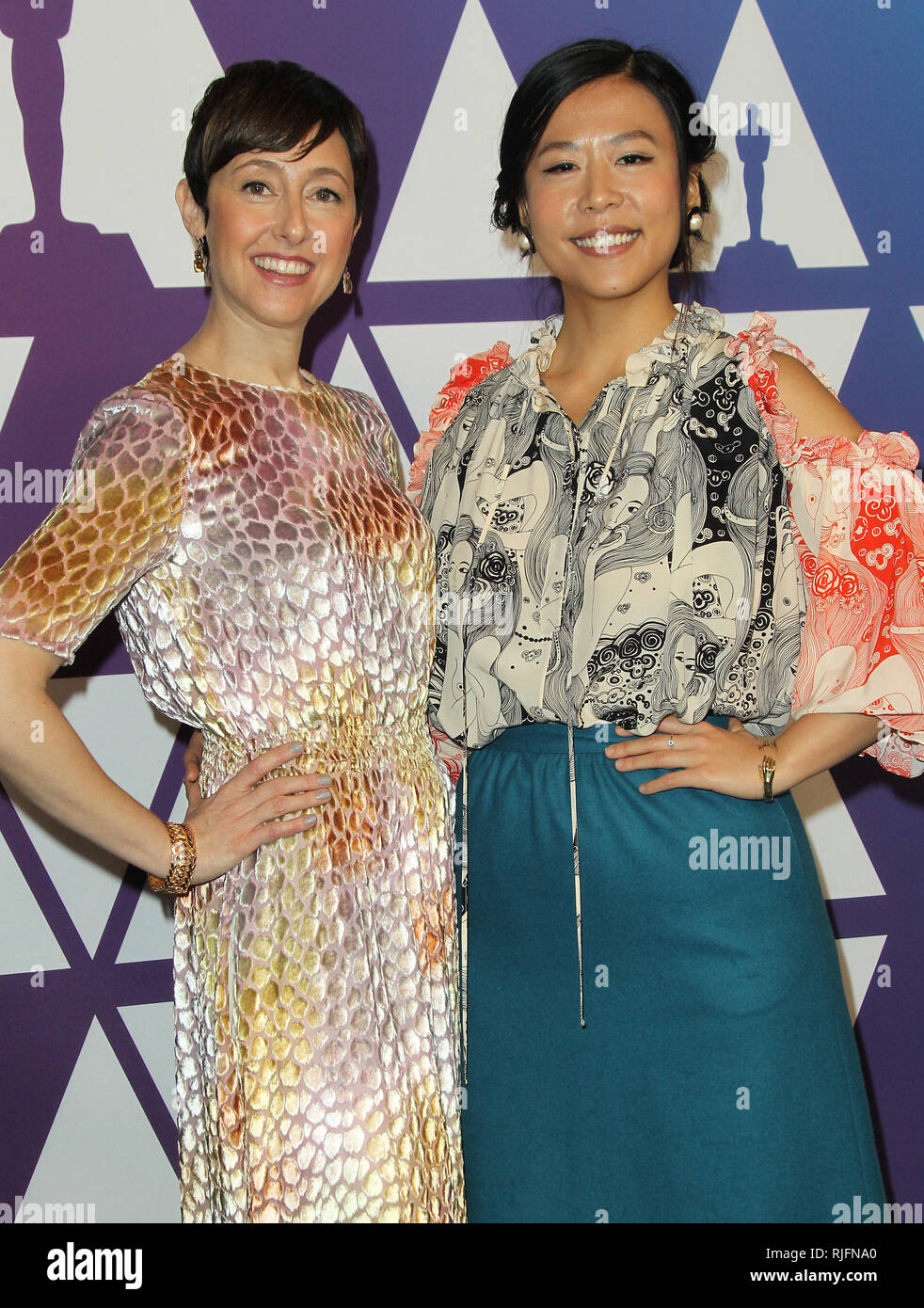 Beverly Hills, CA, USA. 4th Feb, 2019. 04 February 2019 - Los Angeles, California - Becky Neiman-Cobb, Domee Shi. 91st Oscars Nominees Luncheon held at the Beverly Hilton in Beverly Hills. Photo Credit: AdMedia Credit: AdMedia/ZUMA Wire/Alamy Live News Stock Photo