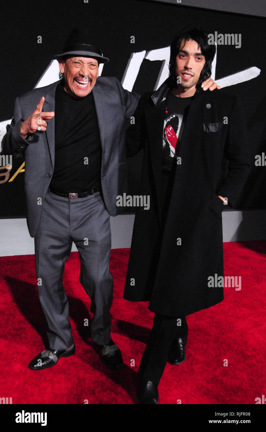 Los Angeles, USA. 05th Feb, 2019. Actor Danny Trejo and son Gilbert ...