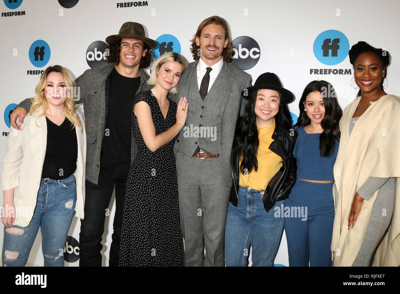 Pasadena, CA. 5th Feb, 2019. Emma Hunton, Tommy Martinez, Maia Mitchell