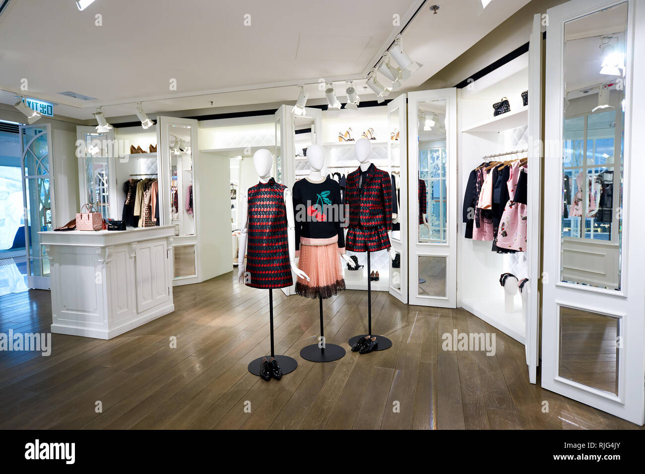 Hong Kong January 26 2016 Inside Store At Elements Shopping