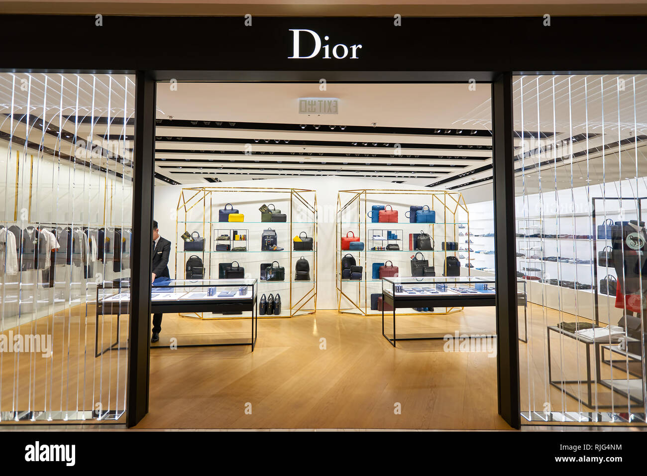 HONG KONG - JANUARY 26, 2016: design of Dior store at Elements Shopping  Mall. Christian Dior SE, commonly known as Dior, is a European luxury goods  co Stock Photo - Alamy
