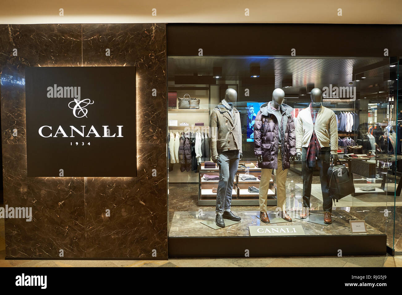 Canali Store High Resolution Stock Photography and Images - Alamy