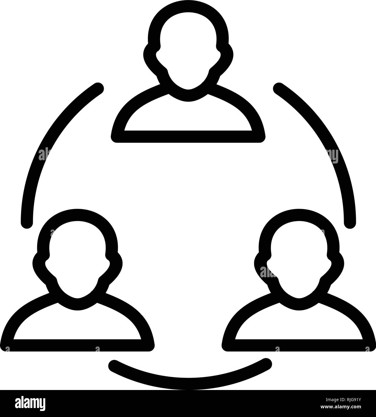 1 2 1 meeting Stock Vector Images - Alamy