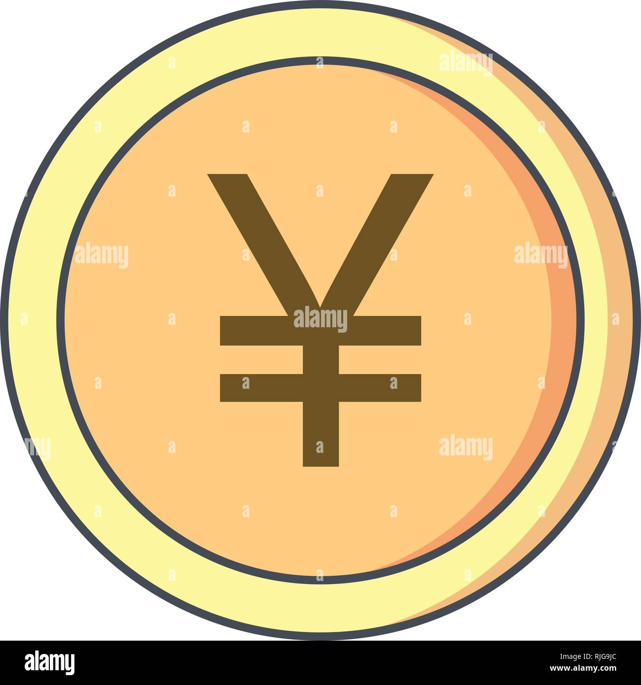 Yen Vector Icon Sign Icon Vector Illustration For Personal And Commercial Use... Clean Look Trendy Icon... Stock Vector