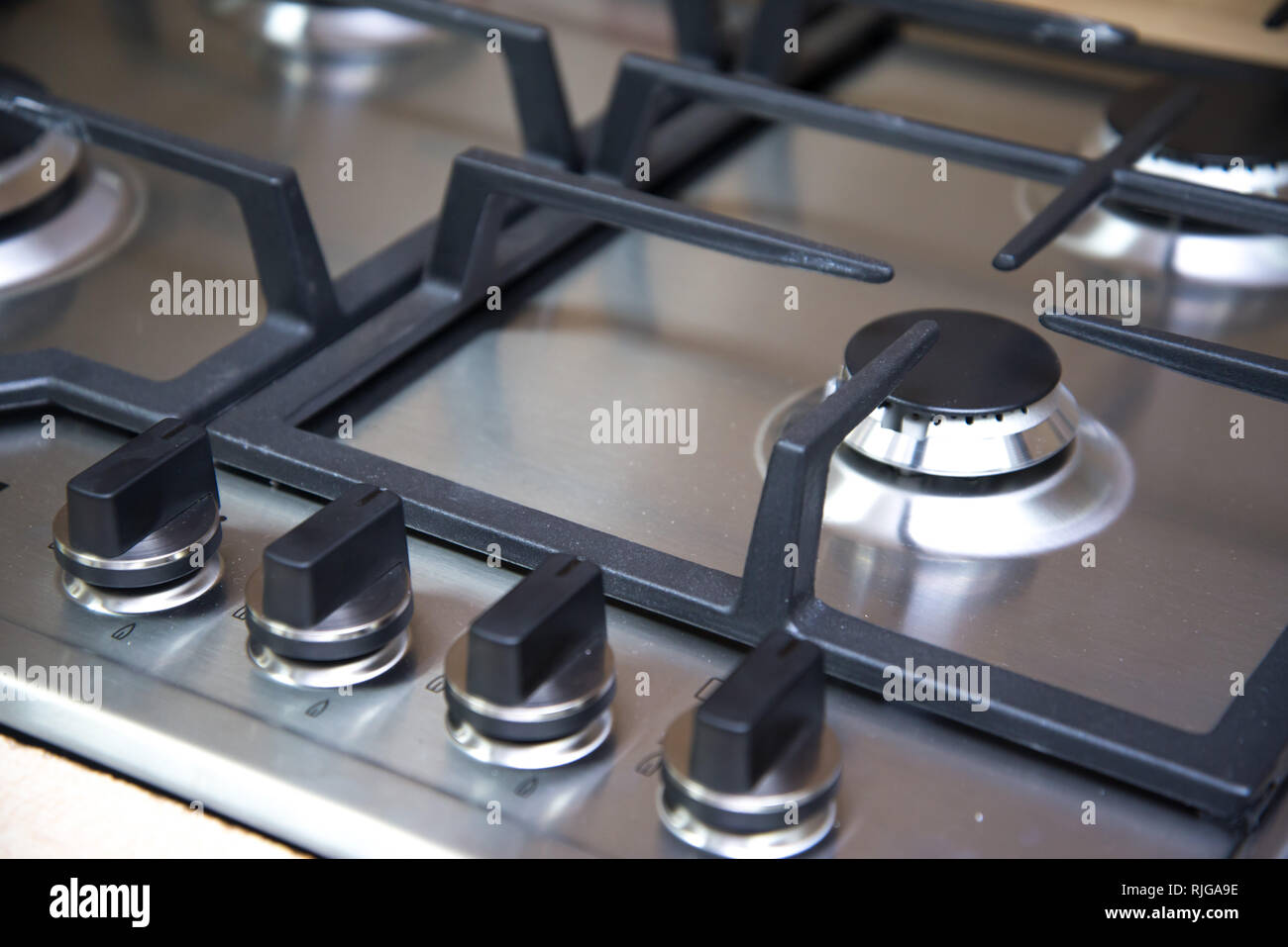 Brand New Never Used Gas Stove In Appliance Retail Store Stock