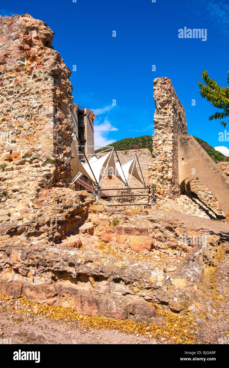 Bosa, Sardinia / Italy 2018/08/13 Malaspina Castle, known also as