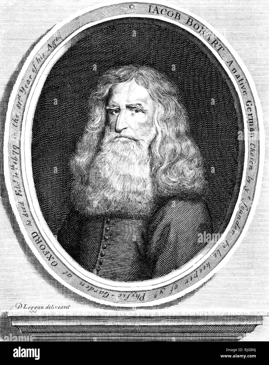 JACOB BOBART THE ELDER (1599-1680) German botanist Stock Photo