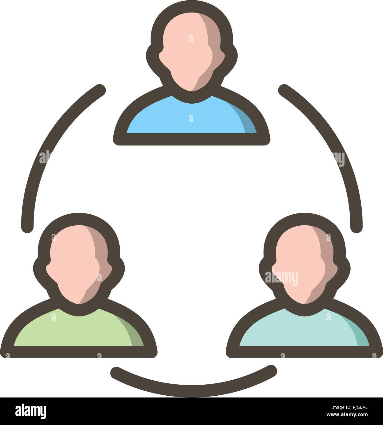 1 2 1 meeting stock vector images alamy