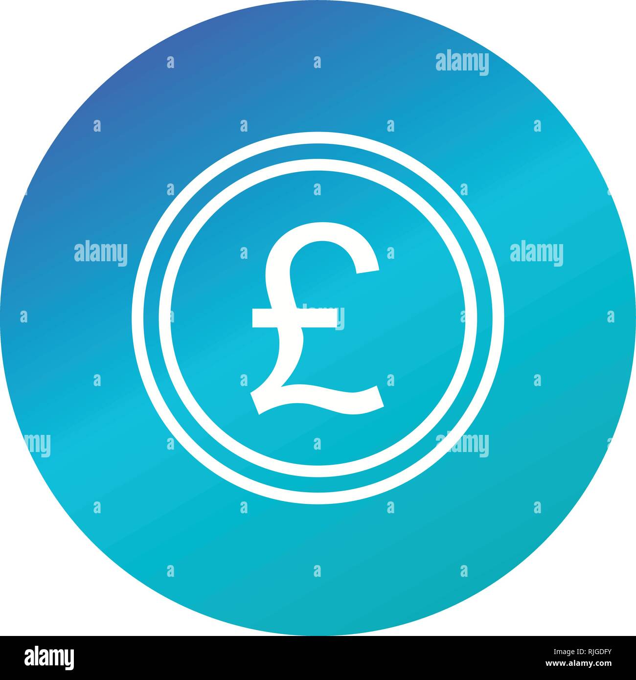 Pound Vector Icon Sign Icon Vector Illustration For Personal And ...