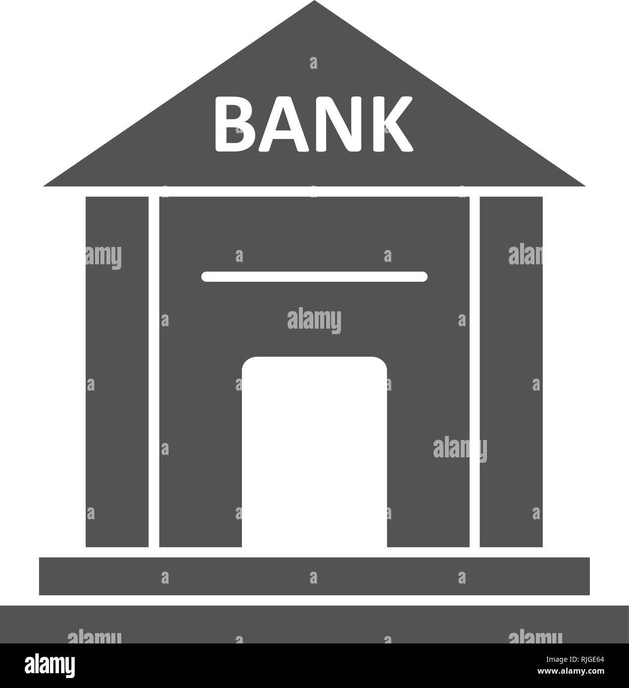Bank Vector Icon Sign Icon Vector Illustration For Personal And ...