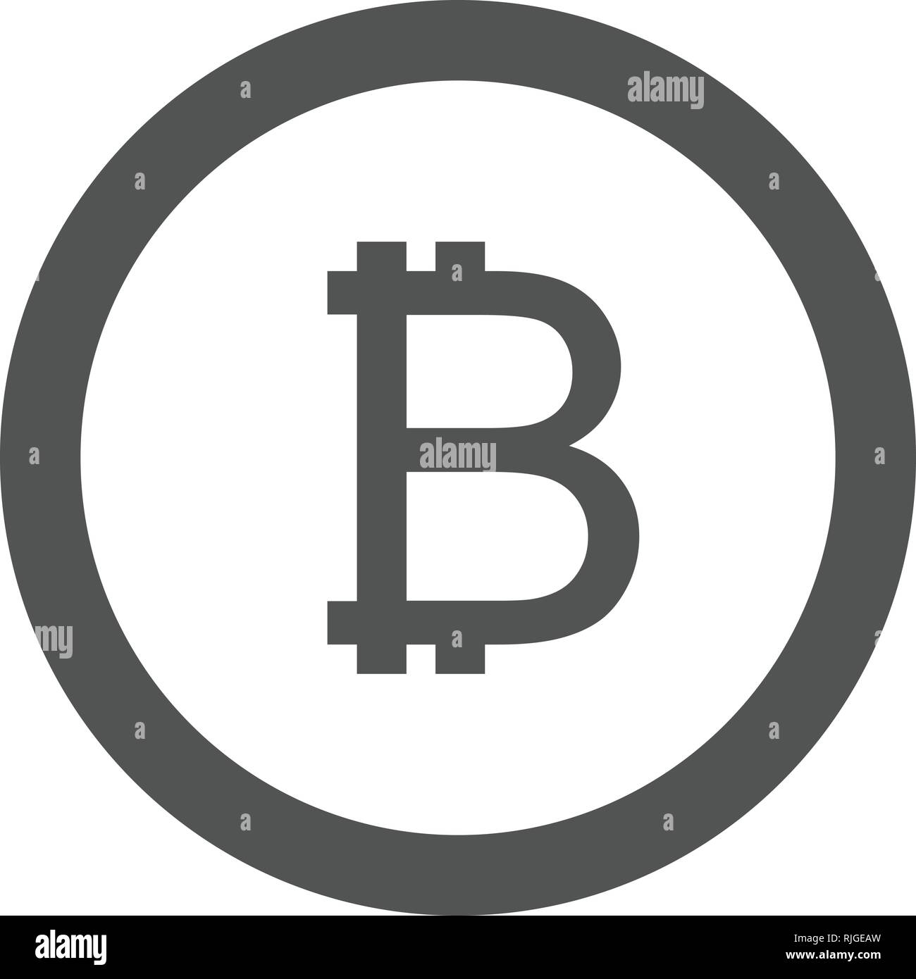 Bitcoin Vector Icon Sign Icon Vector Illustration For Personal And Commercial Use... Clean Look Trendy Icon... Stock Vector