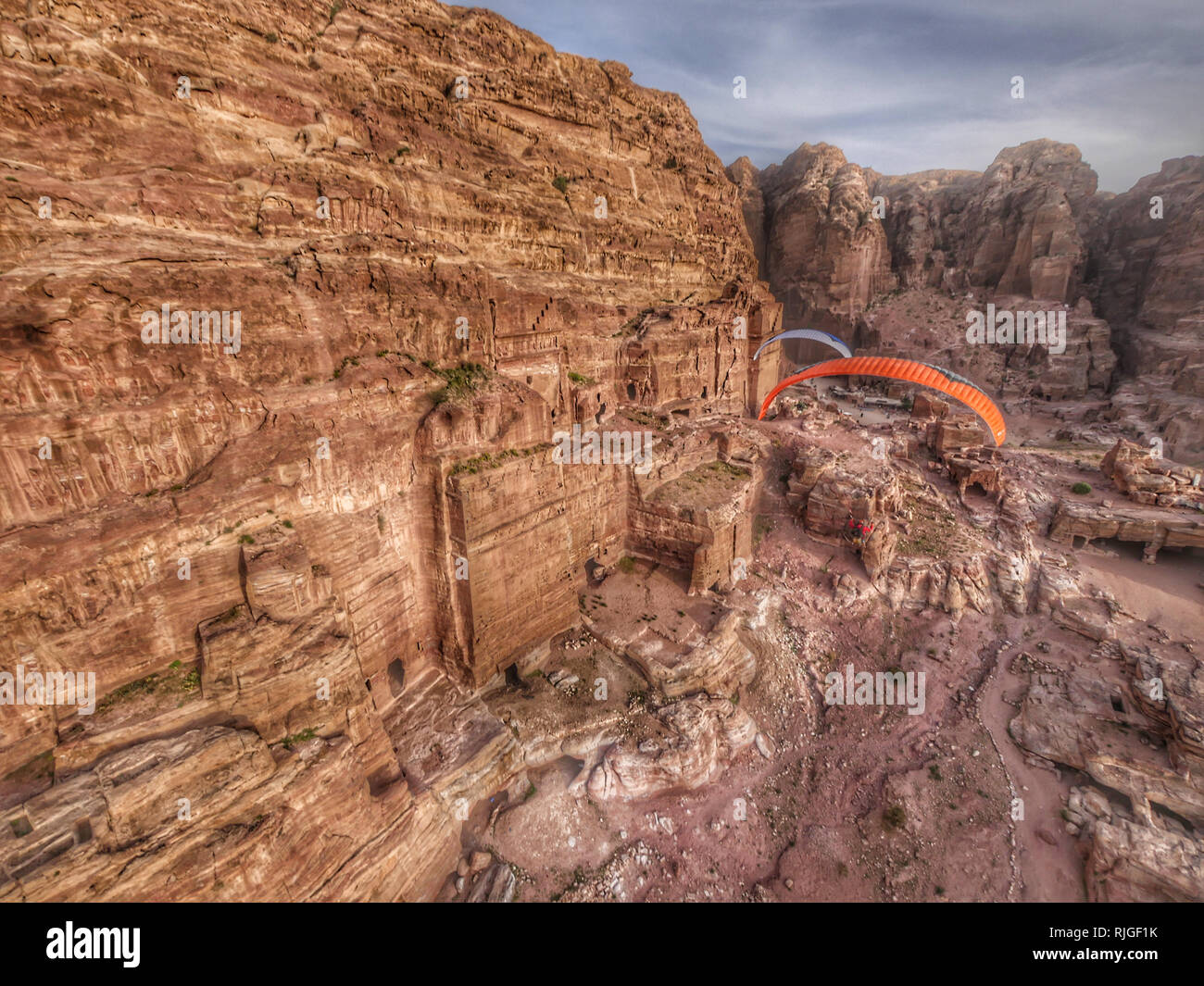 Jordan petra aerial hi-res stock photography and images - Alamy