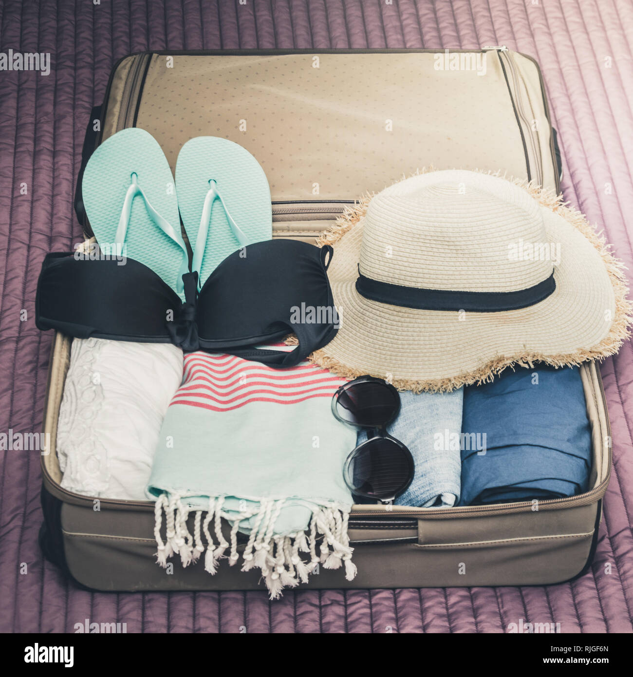 female suitcase