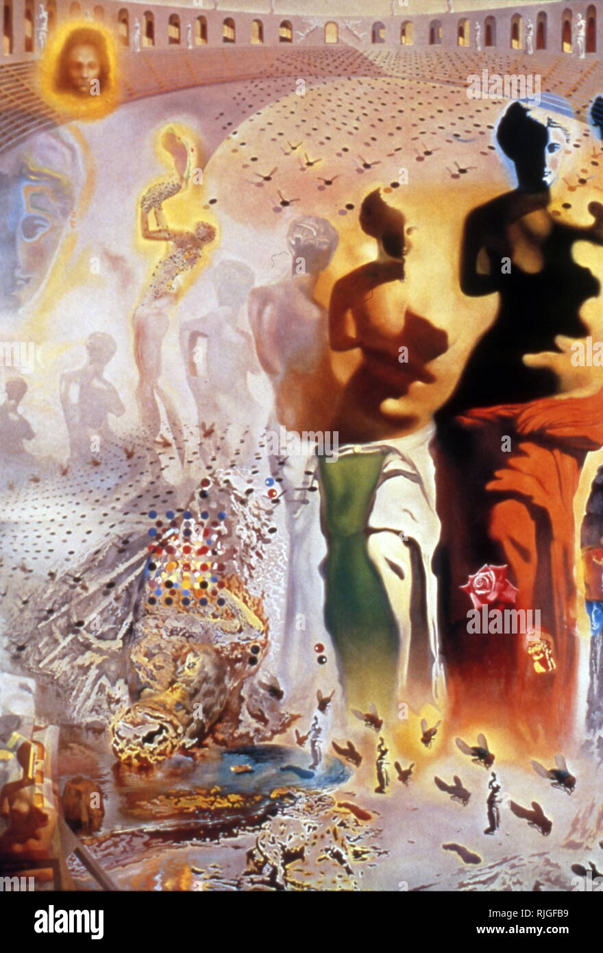 The Hallucinogenic Toreador, 1970 by Salvador Dali (1904 – 1989), Spanish surrealist painter Stock Photo