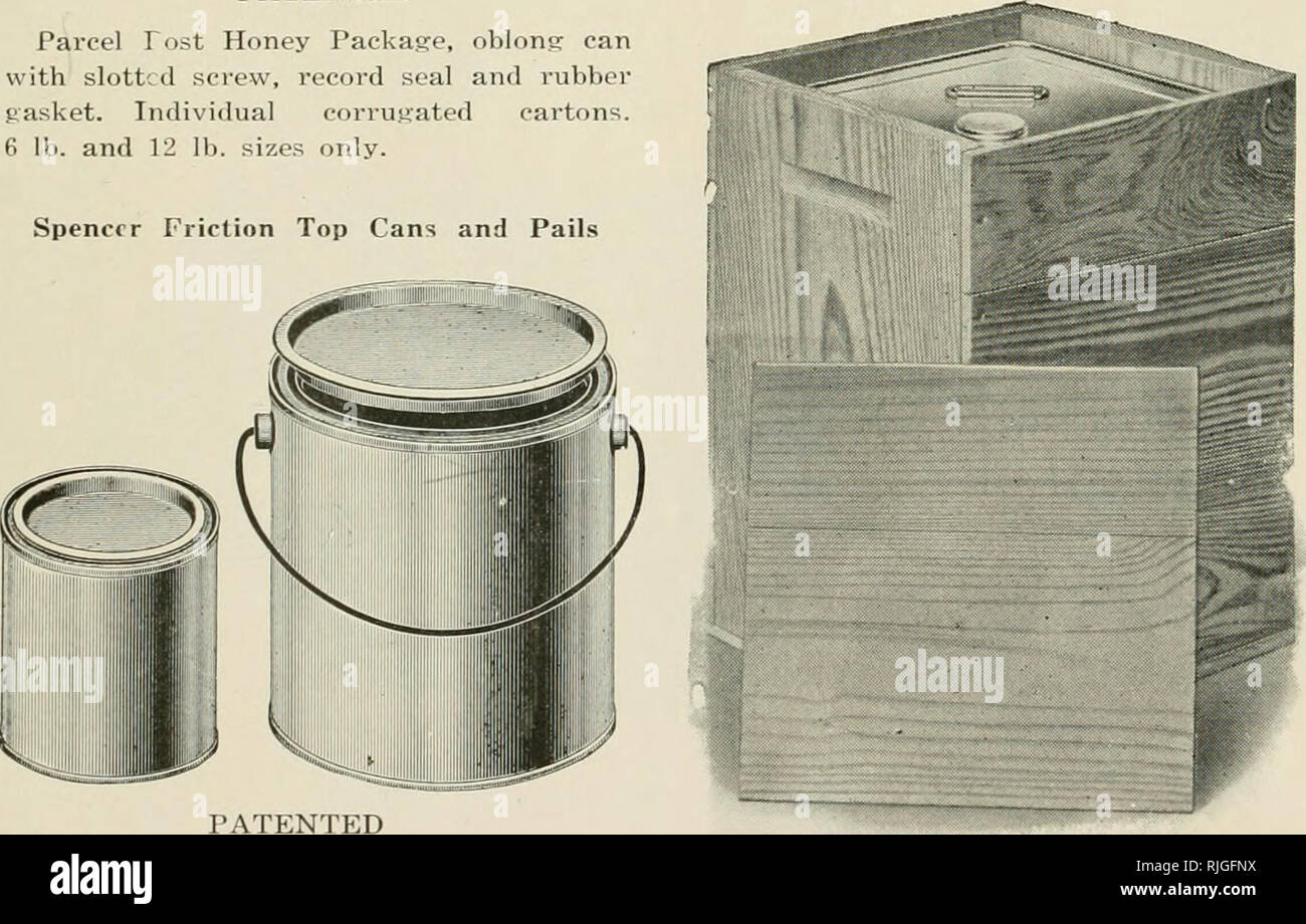 The Bee Keepers Review Bee Culture 1 Gallon Square Patented Parcel Tost Honey Package Oblong Can With Slotted Screw Record Seal And Rubber Gasket Individual Corrugated Cartons 6 Lb And 12 11