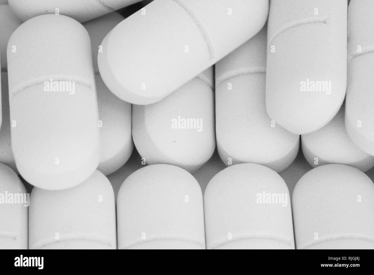 Different pills Stock Photo