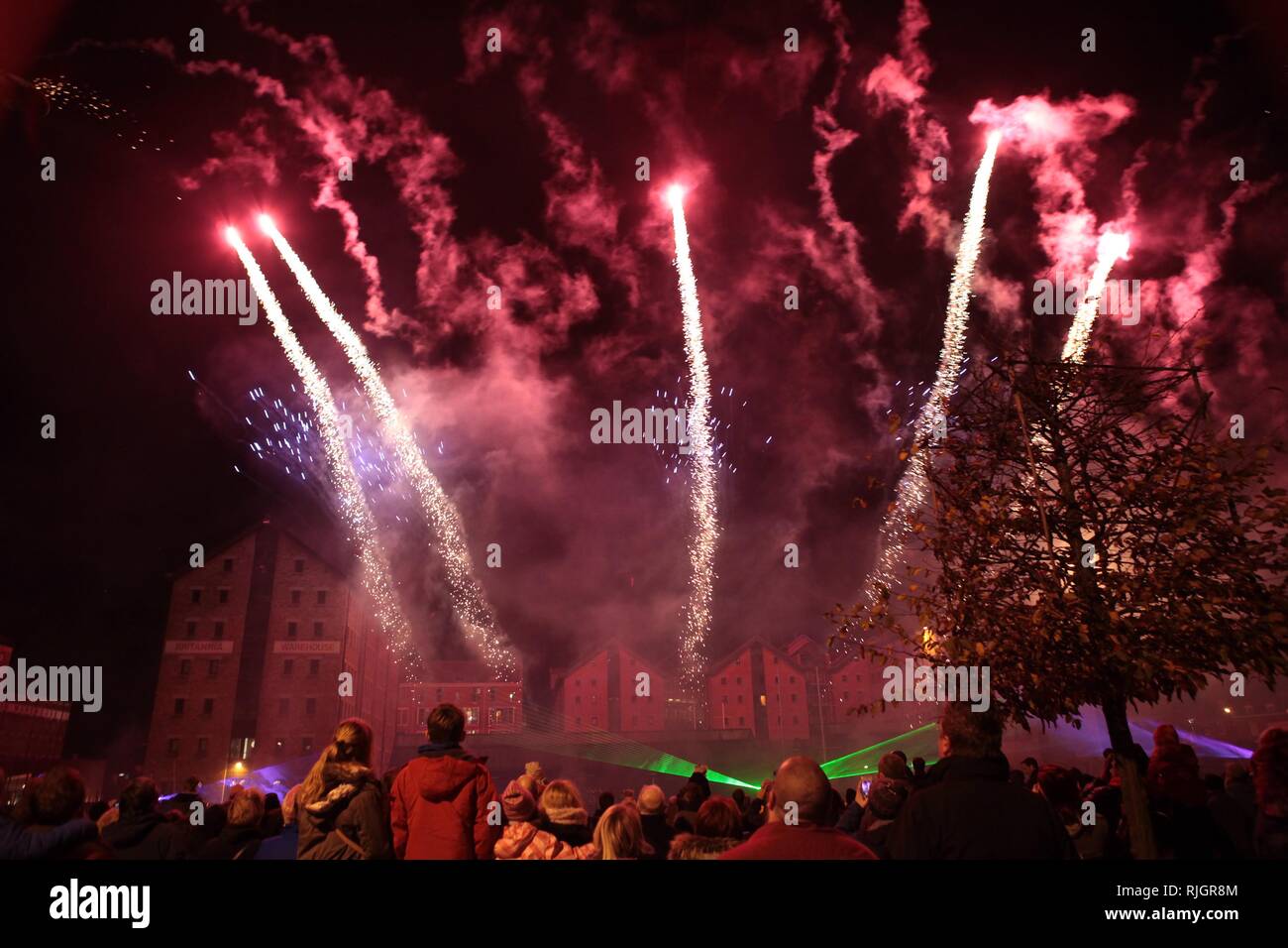 Fireworks Spectacular at Gloucester Docks Picture by Antony Thompson