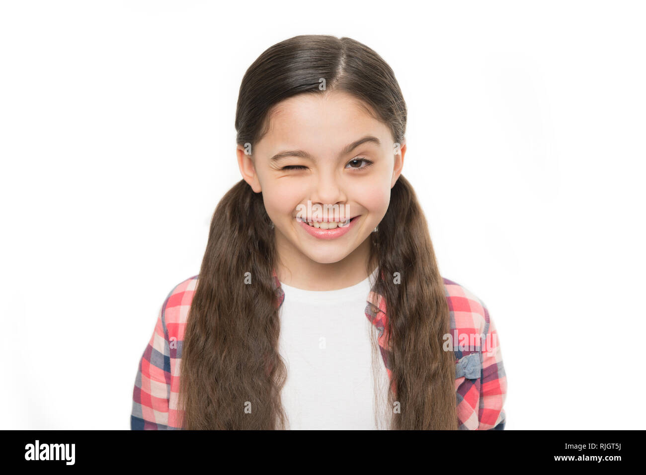 Little Girl Grow Long Hair Healthy Hair Care Habits Kid Happy